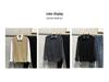 Herren Herbst Preppy Patchwork Zweiteiliges Pullover-Hemd - Langarm Britischer Stil Strickweste