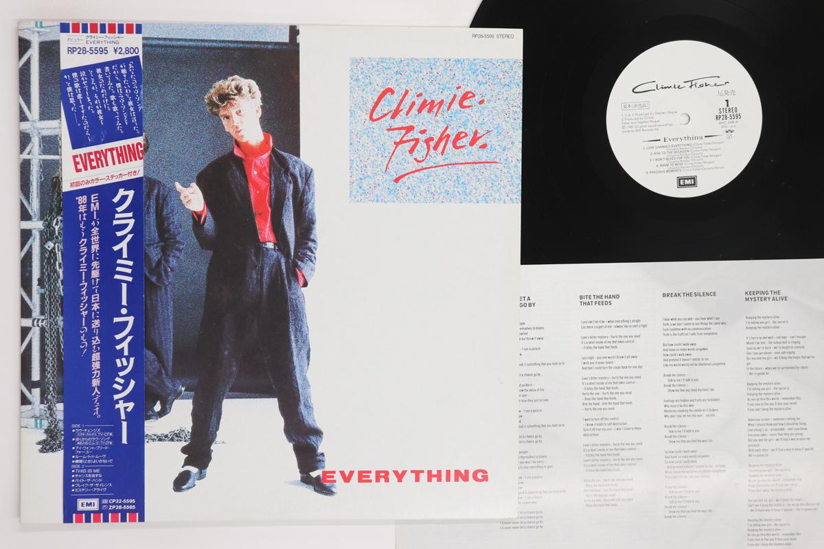 

LP Record CLIMIE FISHER Everything RP285595PROMO EMI 1988 Japan Obi Rock Used