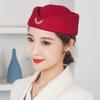 Band Performance Felt Beanie Hats Air Hostesses Hats Stewardess Berets Hat Airline Uniform Caps