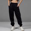 Calças Desportivas Femininas de Cintura Alta Largas Calças de Jogging Casuais da Moda Com Bolsos