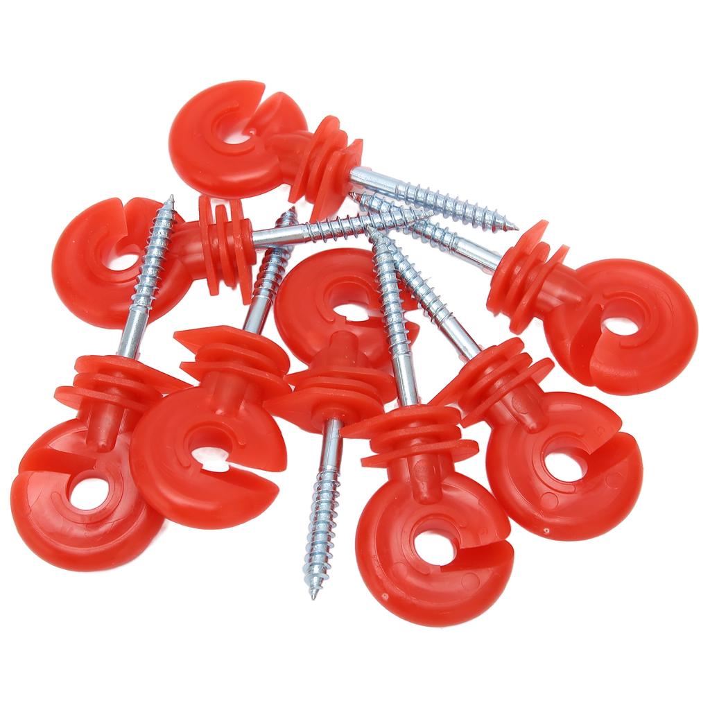 50 STUKS Hekisolator Schroef In Regenbestendig Zonbescherming Kunststof Staal Elektrische Hekisolatoren voor
