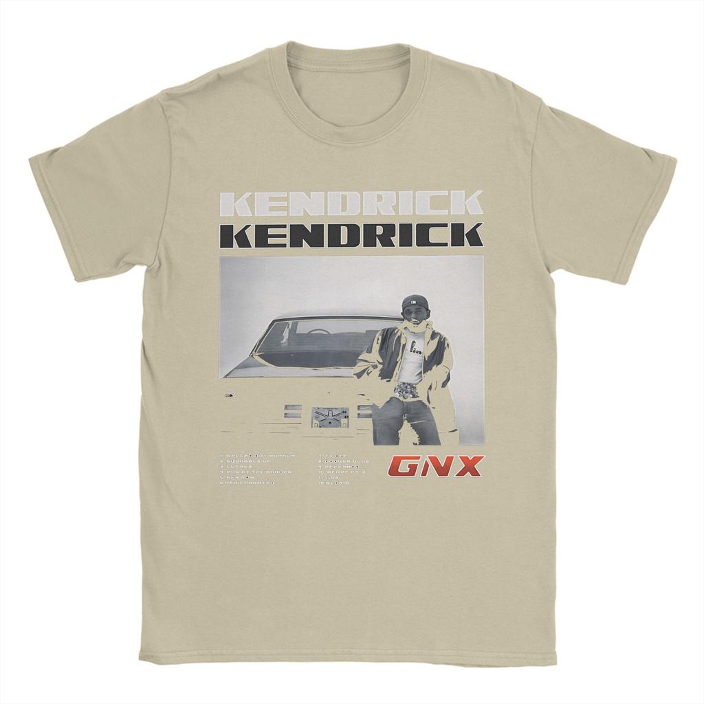 Vintage Kendrick Lamar Albumcover T-Shirt Herren Rundhals Reine Baumwolle T-Shirts Kurzarm Tees Sommerkleidung
