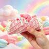 Orange Egg Roll Blueberry Cake Squeeze Toy Cute Cake Slow Rebound Toy  Kid Gifts