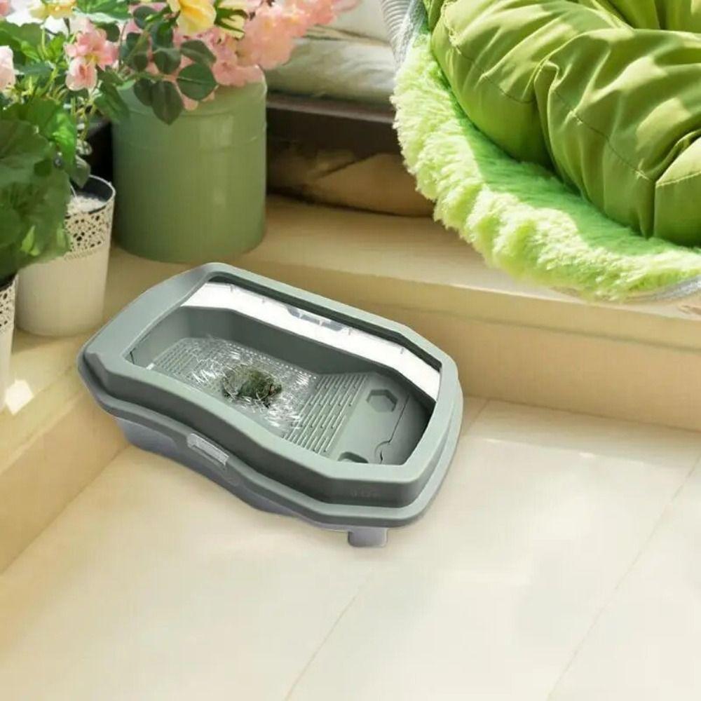 Anti-Slip Turtle Habitat Widen Turtle Tank Container Turtles Tank Aquarium  Crayfish Small Reptile