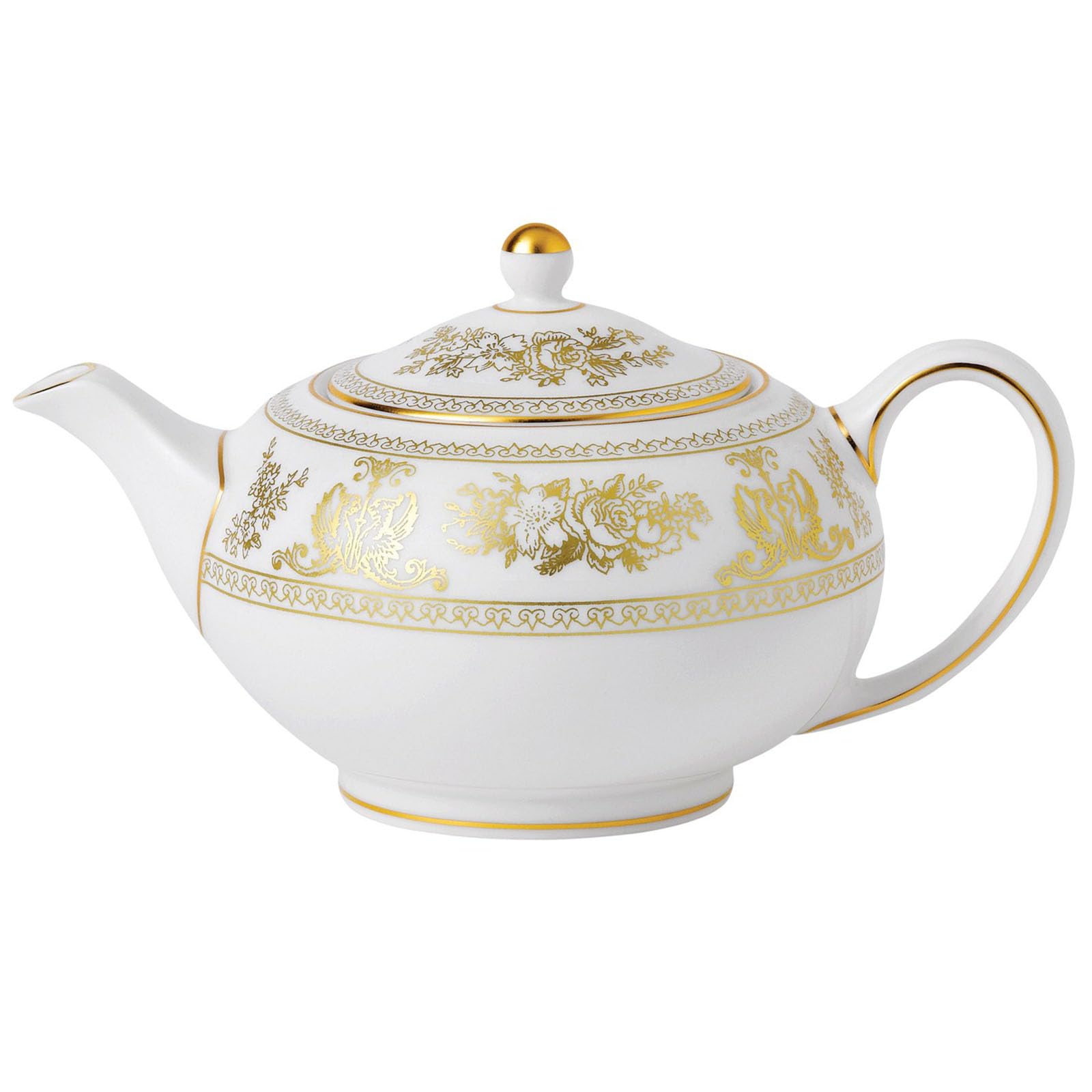 

[Officially Imported] Wedgwood Columbia Gold Teapot, Approx. 600ml, 40035414