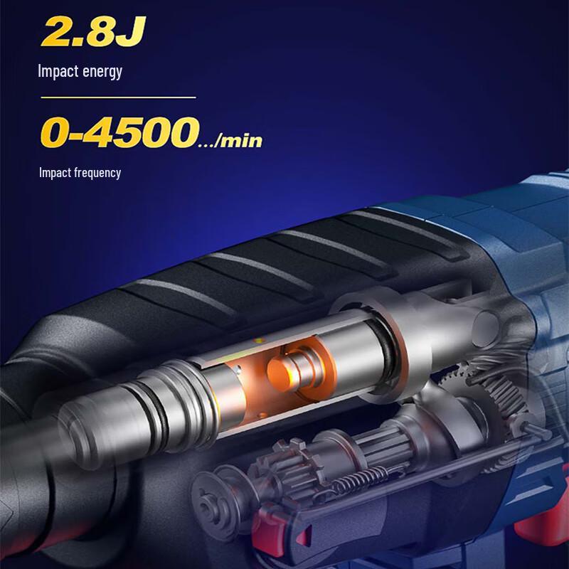 Dongcheng 20V Brushless Cordless 3-in-1 Rotary Hammer Drill (Bare Tool)