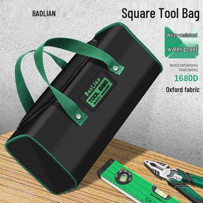 Durable Waterproof Electrician Tool Bag: Portable, Multi-Function, Wear-Resistant, Thickened Canvas for Storage and Repair.