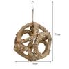 Bird Parrot Swing Toys Hammocks Rings Toy Anti Gnawing Non-slip Standing Hanging Perch Cage Accessories For Budgerigar Cockatiel