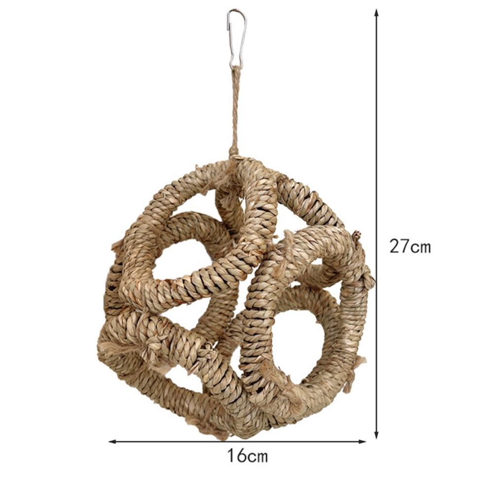 Bird Parrot Swing Toys Hammocks Rings Toy Anti Gnawing Non-slip Standing Hanging Perch Cage Accessories For Budgerigar Cockatiel