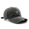 Berretto da baseball da uomo giapponese autunno e inverno personalizzato lavato e vecchio retrò amore ricamo berretto da esterno da uomo da viaggio parasole