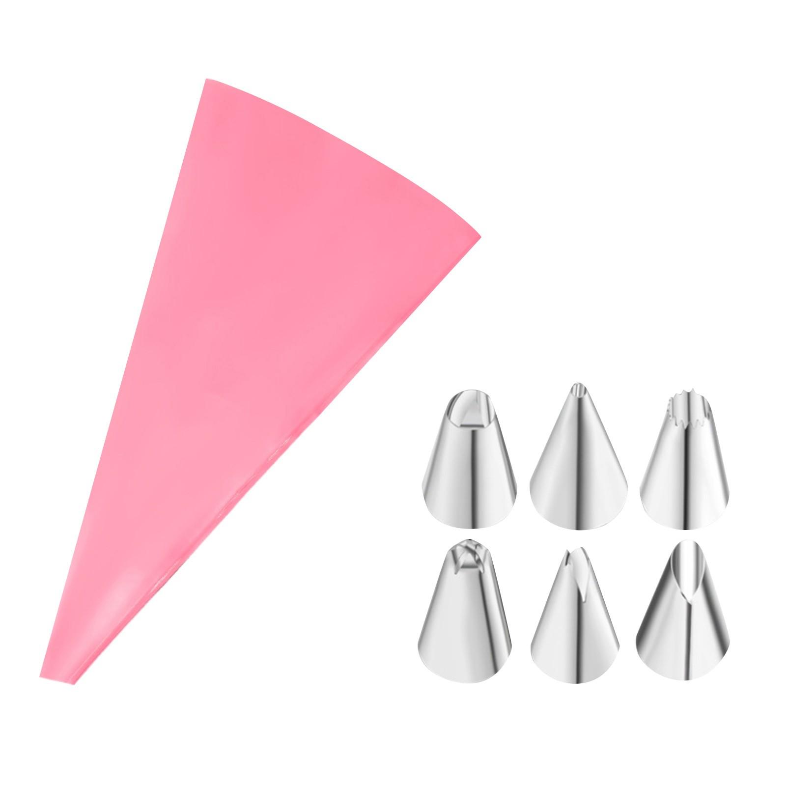 

Stainless Steel Laminating Nozzle Set Cake Laminating Tools Cream Adhesive Laminating Nozzle Eva Laminating Bag Thickened One Size розовый
