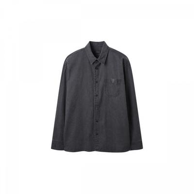 Gray Denim Shirt Cqsam25211gyd