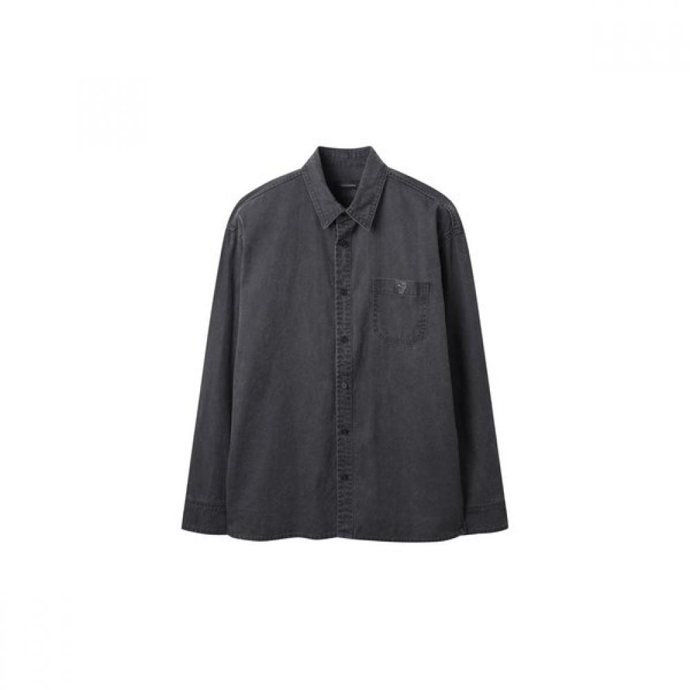 Customellow Gray Denim Shirt Cqsam25211gyd 95