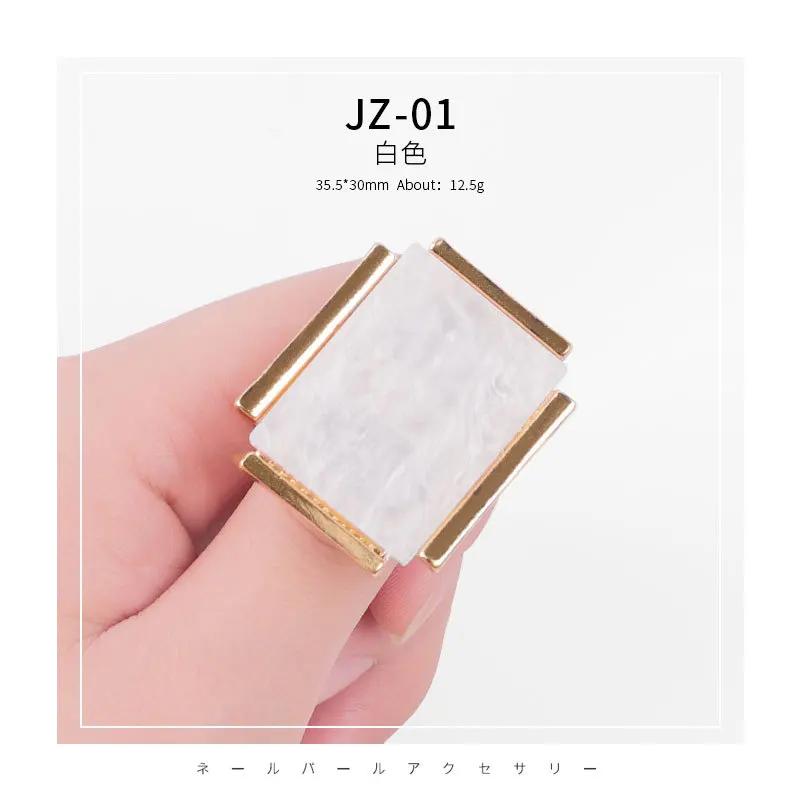 18 Styles Resin Agate Stone Nail Color Palette Gel Polish Pallet Mixing Drawing Paint Plate Manicure Nails Art Display Shelf