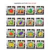 11x11cm Baby Montessori Toys Wooden Puzzle Cartoon Animal Fruit Vehicle 3d Puzzle Game Educational Jigsaw Toys For Children