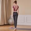 Women's Red Short Sleeve Slimming Yoga Top & Quick-Dry Running Fitness Set