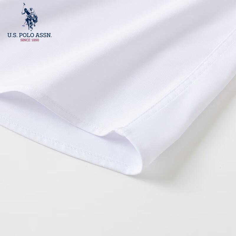 U.S. Polo Assn. Camisa de manga larga para hombre de mezcla de seda