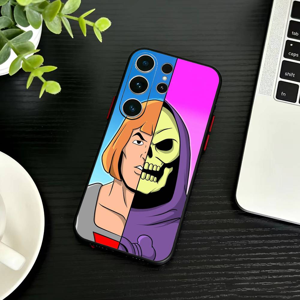 

Чехол для телефона N-MOTU He-Man для Samsung S26, S25, S24, S23, S22, S21, S20, Plus, Fe, Lite, Другие Черный Чехол Samsung S30plus5G