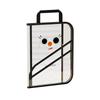 Foldable Document Bag Transparent Handbag New Book Storage Bag
