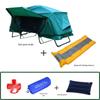 Double Layer Stormproof Outdoor Tent for Two - Rainproof, Thickened, Off-Ground, Perfect for Camping, Cold Weather, and Fishing