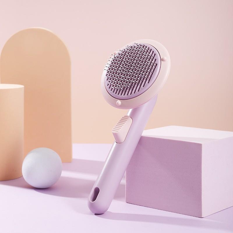 Pet Hair Shedding Self Comb Quick Removal Pet Hair Comb For Cats Dogs Self Cleaning Slicker Brush Cat Hair Cleaning Grooming