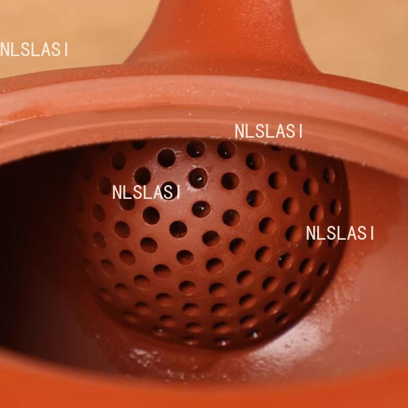 180ml Yixing Zisha Fengming Pot Handmade Vermilion Clay Rotatable Teapot Chinese Style Tea Pot Household Dahongpao Teapot