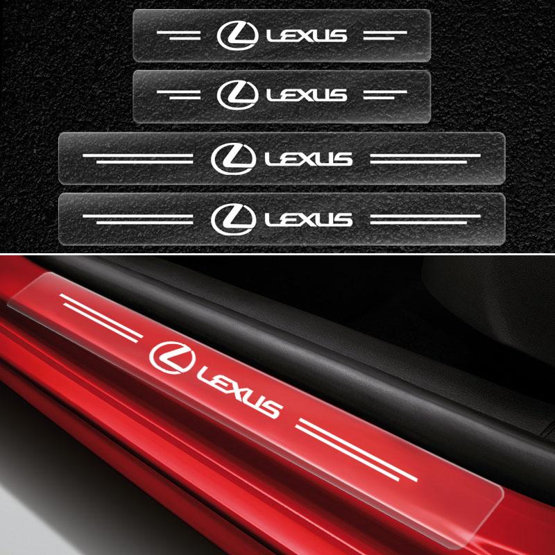 Car Accessories Transparent Car Threshold Protection Sticker For Lexus IS250 IS200 CT200h GS300 LS430 RX450h LX570 IS300 ES RX