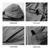 ROMON Men's Lightweight Hooded UV Protection Jacket