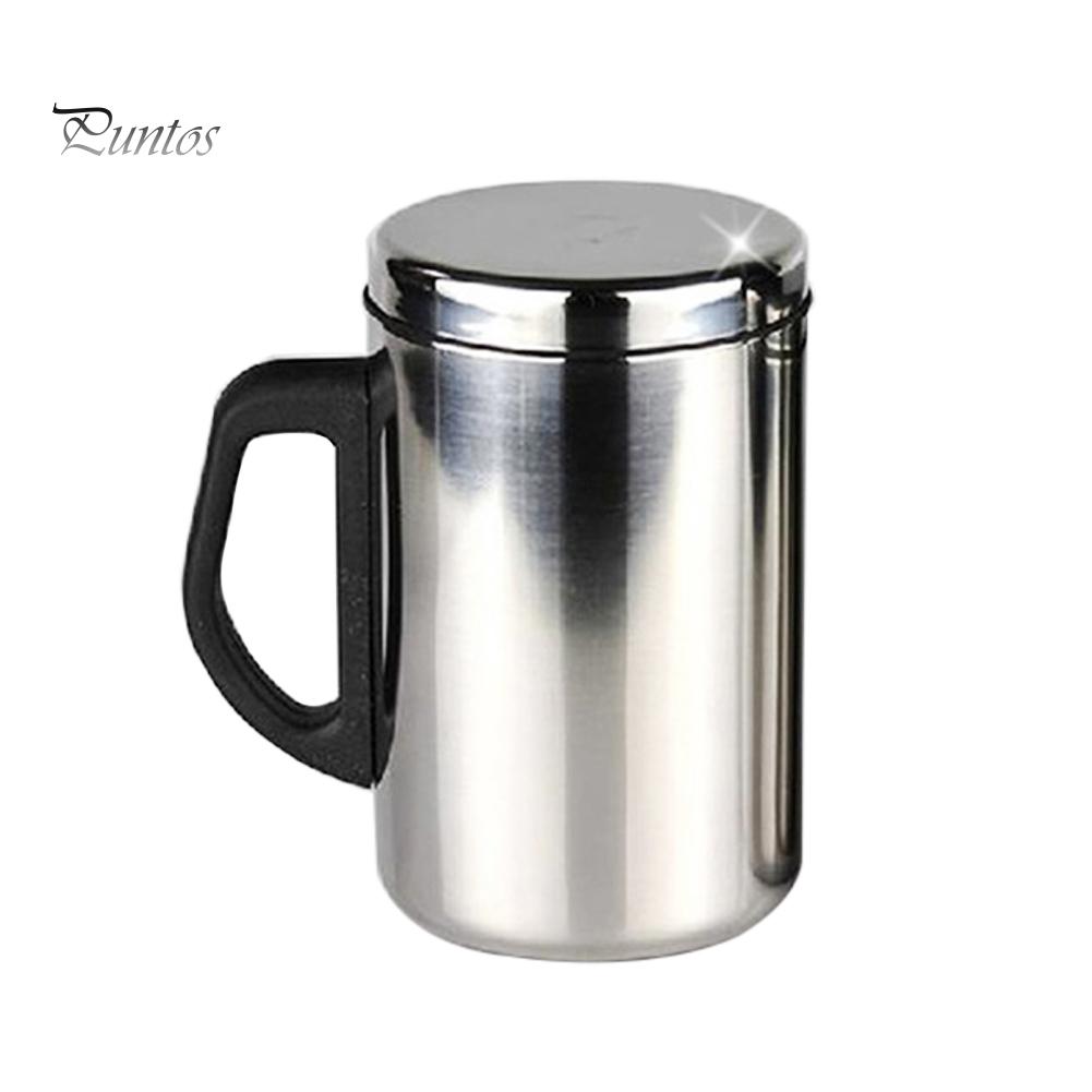 Points 350/500ml Gobelet de voyage à double paroi isotherme Tasse à café Tasse à bière Tasse à thé