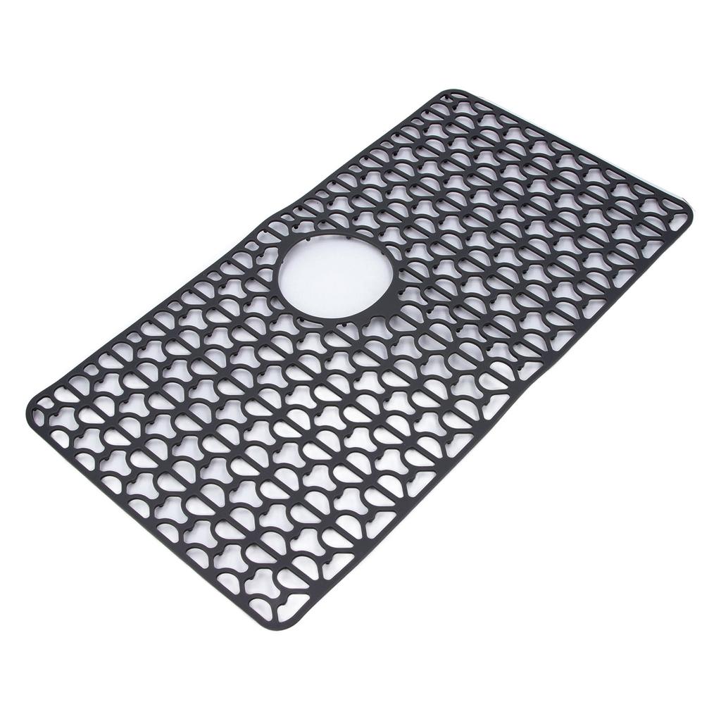 Kitchen Sink Mat Silicone Scratch Resistant Anti Slip Water Proof Reusable Multifunction for Dishes