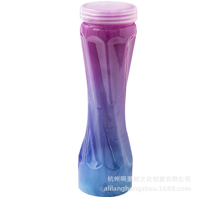 Gradient Iridescent Crystal Slime - Three-Color Kids' Toy