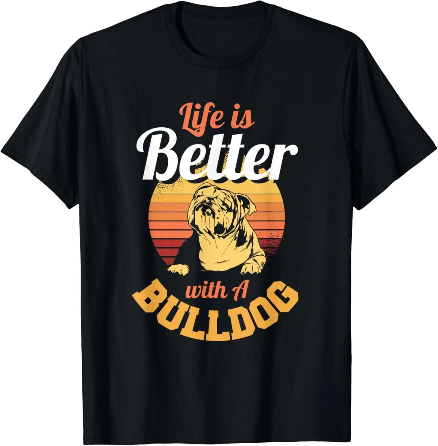 Funny English Bulldog Clothes Dog Merchandise Gift Unisex T-Shirt 3XL