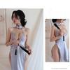 18+xxxx Underwear Hanging Neck Perspective Lace Lace Slit Pornographic Cheongsam Uniform Adult Suit