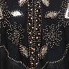 Chal Fluido de Lentejuelas y Perlas Estilo Retro de los Años 20 para Mujer Vestido de Novia con Banquete Escenario Fiesta