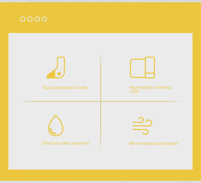 Cartoon Duck Umbrella: Semi-Automatic, Multi-Color, Black Plastic, Wooden Handle, Cute Yellow Duck Design