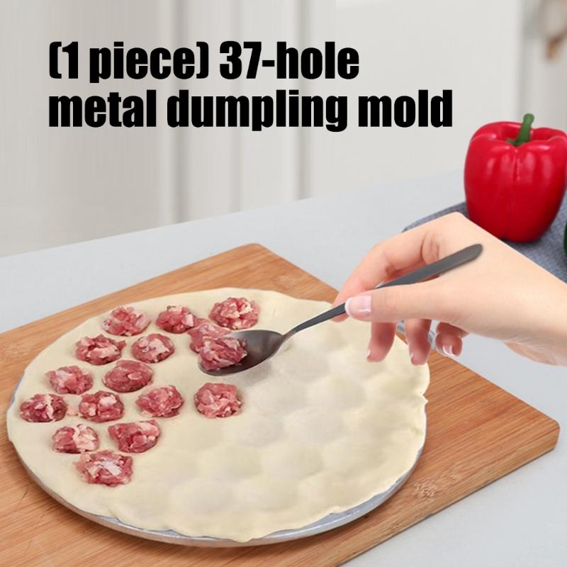 Premium Aluminum Dumpling Mold With 37 Slots Simplifies Dumpling Making Kitchen Tool and Gadgets For Any Occasion