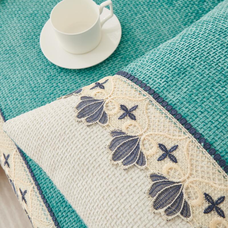 Sofa Cushion Four Seasons Universal Non-slip Cushion Sofa Cover Color-matching Simple Modern Backrest Towel Anti-cat-scratch