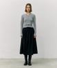 ROLAROLA Shirring Long Skirt Black