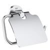 Essentials Toilet Paper Holder with Cover, Brushed Nickel, Infinite Finish, 40367001