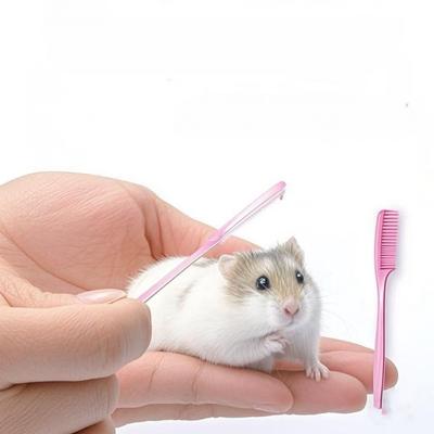 Hamster Mini Comb Hair Loss Floating Hair Open Knot Long Hair Pet Products Golden Bear Flower Branches Mouse Rabbit Comb Brush