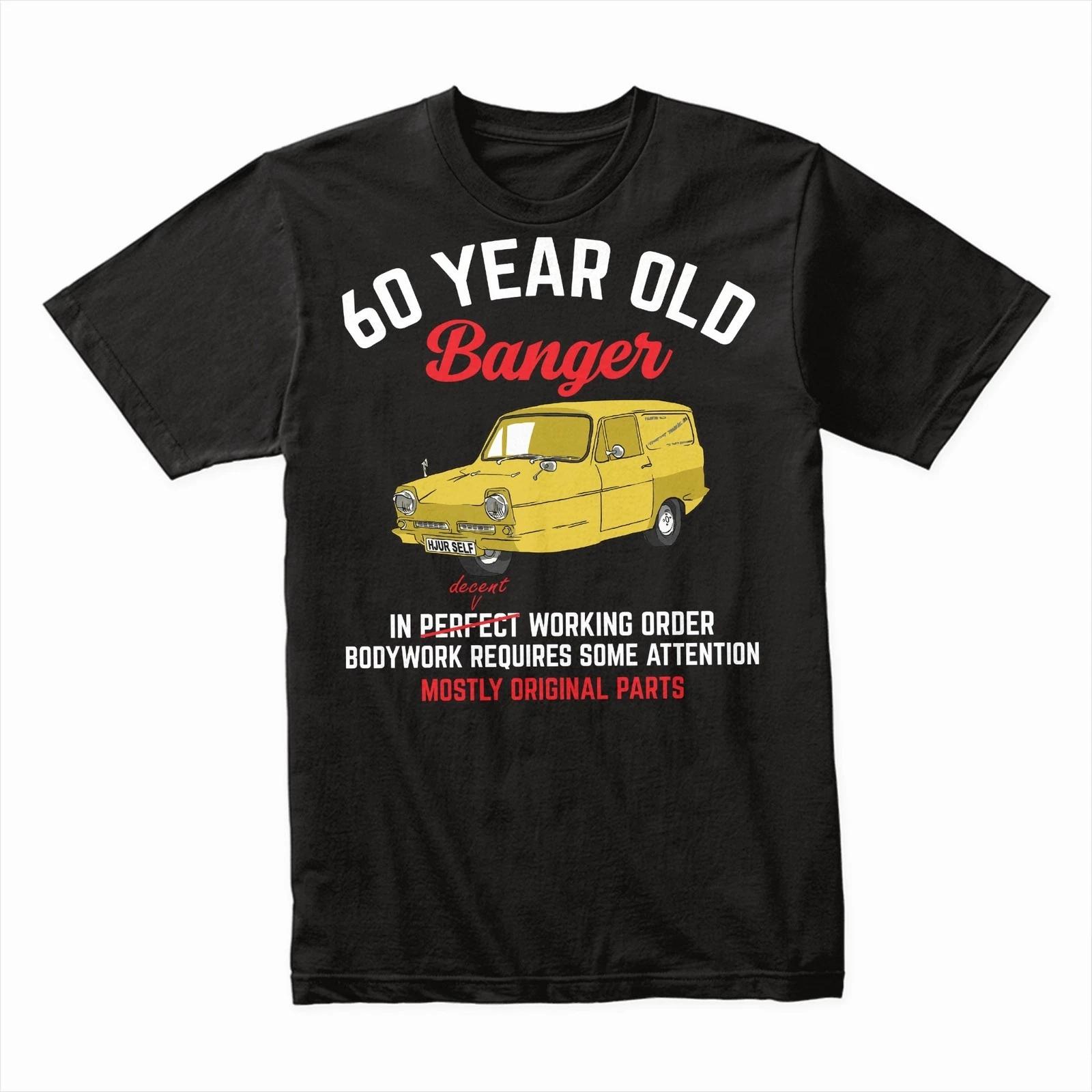 60 Year Old Banger T-Shirt, Funny 60th Birthday Tee, Vintage Age Humor Shirt 2XL
