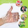 100pcs Super Food Preparation Gloves Plastic Food Safety Gloves Food Handling One Size Suitable For Most Polyester Fibers Not Di