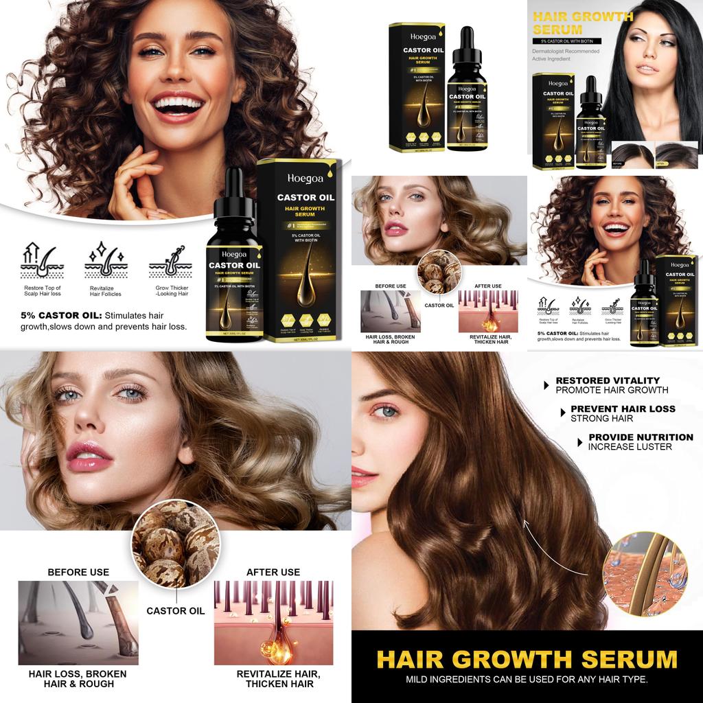 Hoegoa Nourishing Hair Oil For Thick And Luscious Hair Repair And Moisture 30ml