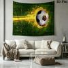 Soccer Wall Tapestry Aesthetic Wall Hanging Printed Fabric Blanket Decorative Tapestries for Bedroom Living Room Home Decor
