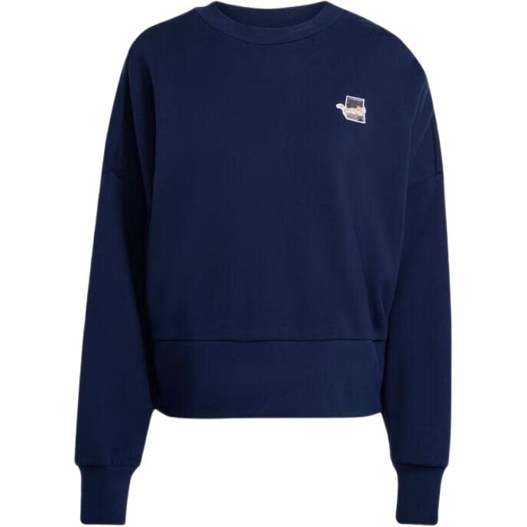 

Adidas W Cat Sweat Pullover Round Neck Comfortable Sweatshirt Women Sweatshirt JV8406 XL