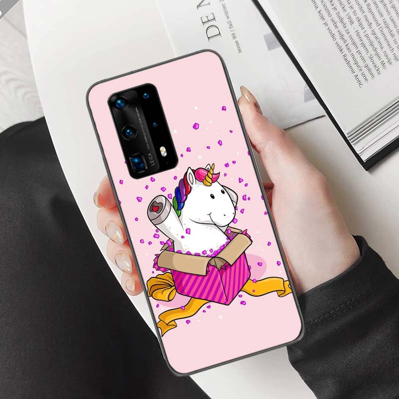 Unicorn Flamingo Phone Case For Huawei Mate 40 30 20 Pro 10 Pro Huawei P50 P40 P30 Lite P20 P10 Lite Cover
