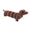 Articulated Wiener Dog Keychain, 3D Printed Dachshund with Movable Joints, Flexible Sausage Dog Pendant for Backpack