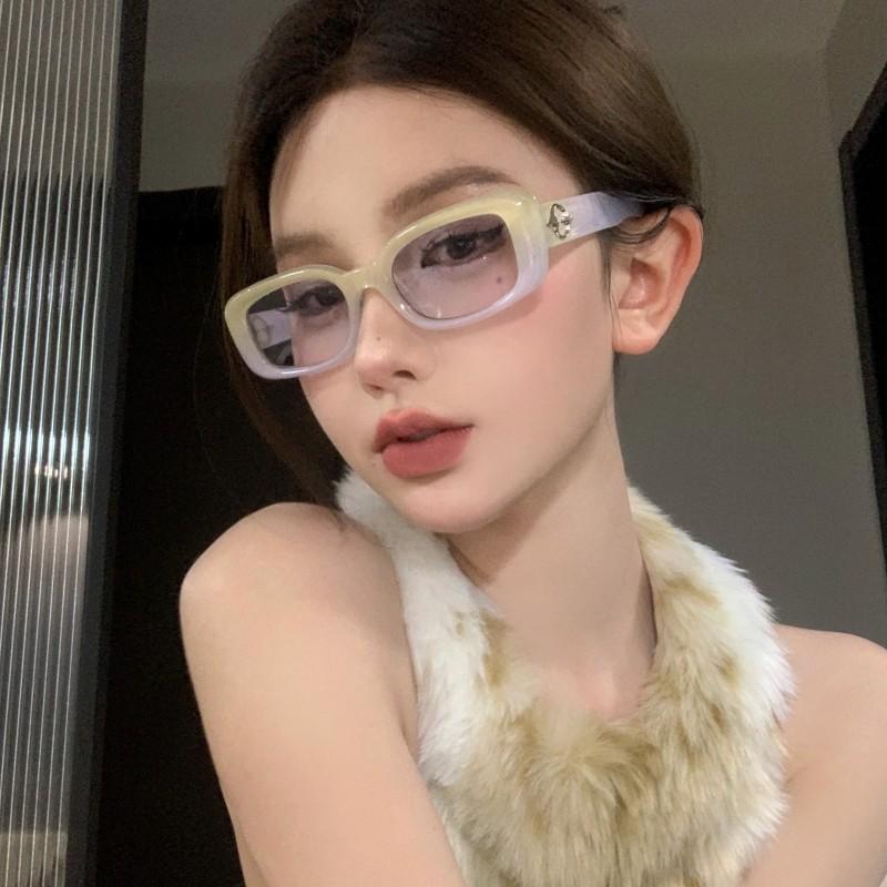 Sunglasses Women'S Tide Summer Senior Sense Round Face Big Face Thin Polarized Sunglasses Uv Protection Year