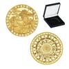 Doce Medallas Conmemorativas de Constelaciones Monedas de Oro del Hada de los Dientes 12 Artesanías del Zodiaco Monedas Europeas y Americanas Monedas de Constelaciones del Guardián de la Suerte
