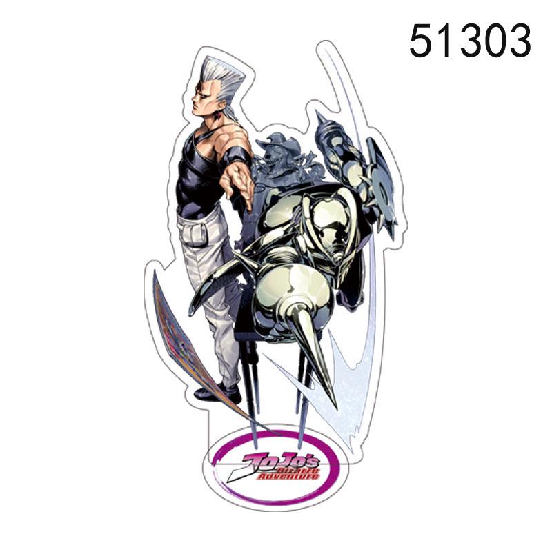 JOJO s Bizarre Adventure Giorno & Jotaro Anime Keychain 15 cm